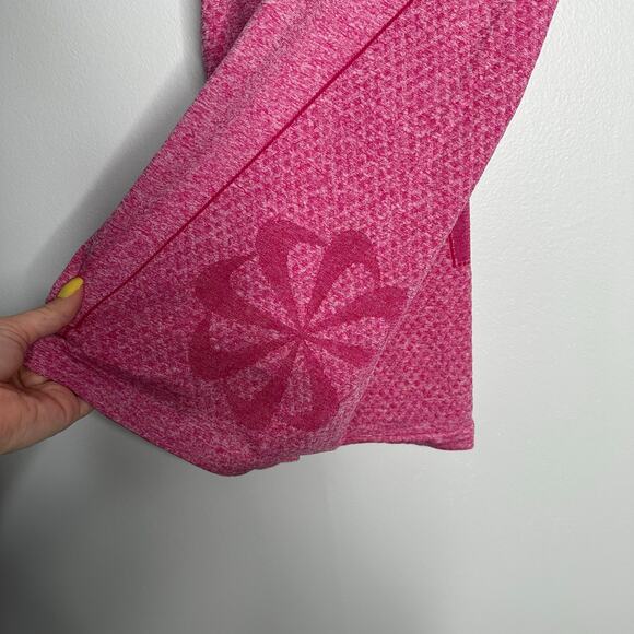 Nike Women's Magenta Pink Heathered Running Racerback Dri-FIT Tank Size L - Picture 2 of 7